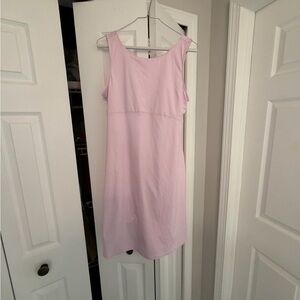Elegant Pink Sleeveless Dress